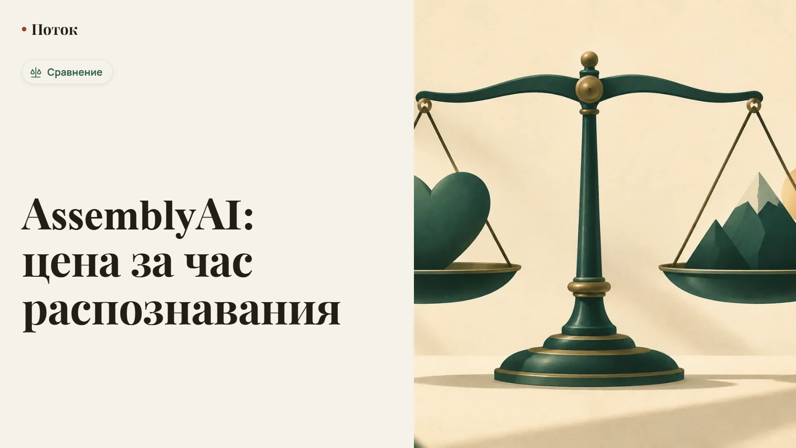 AssemblyAI: цена за час распознавания