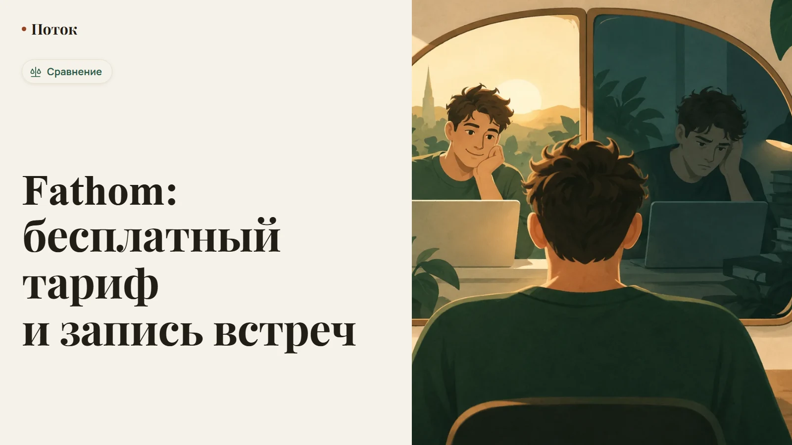 Fathom: бесплатный тариф и запись встреч
