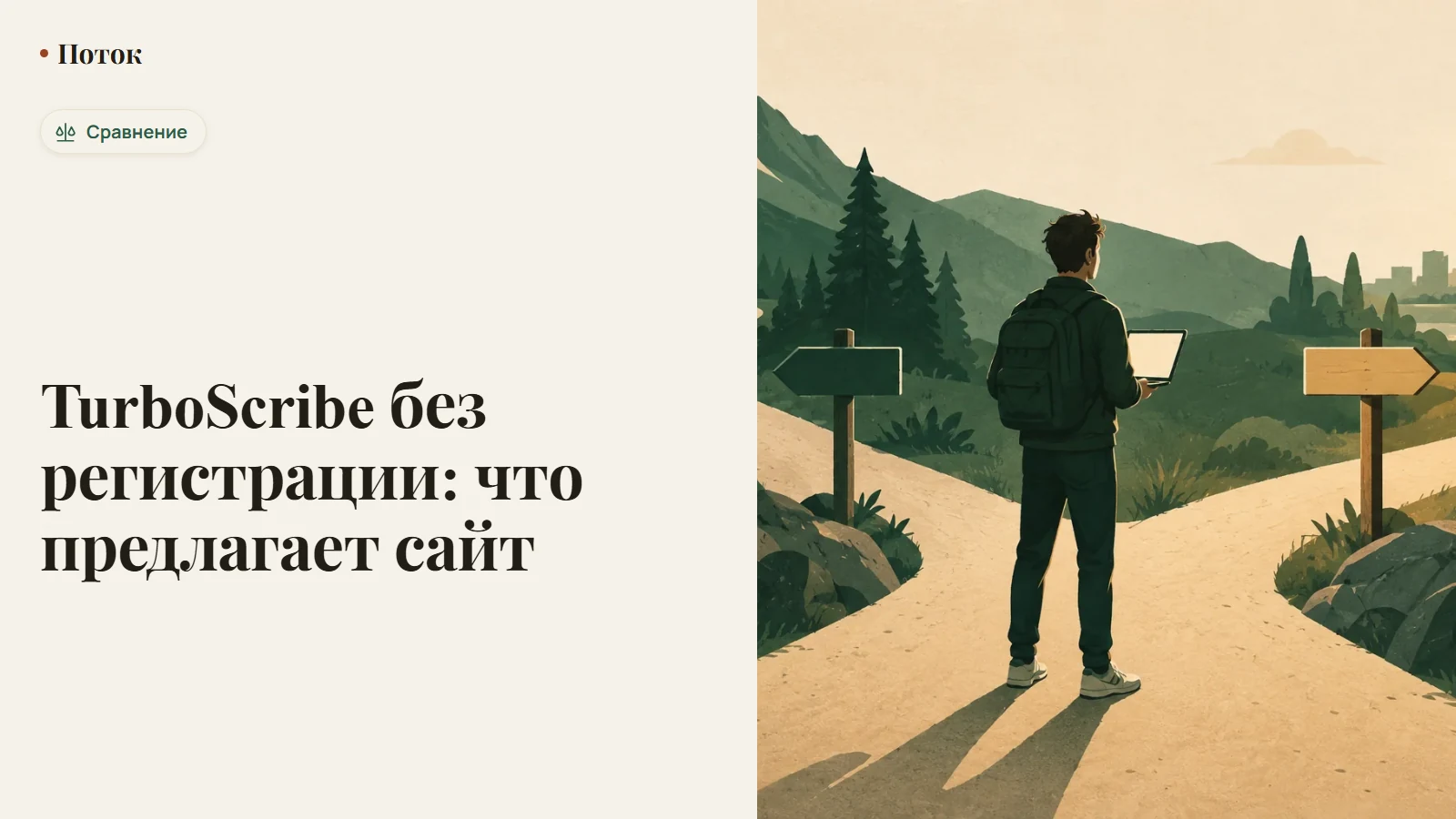 TurboScribe без регистрации: что предлагает сайт