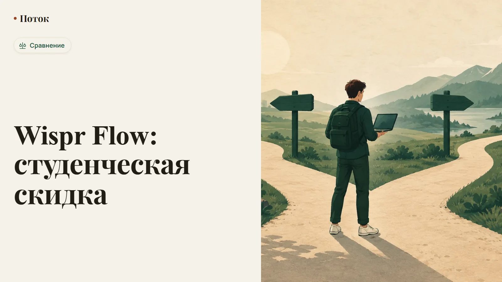 Wispr Flow: студенческая скидка