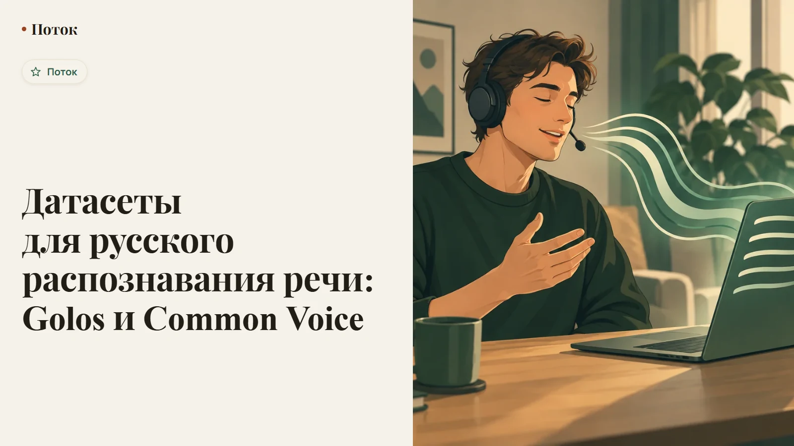 Датасеты для русского распознавания речи: Golos и Common Voice