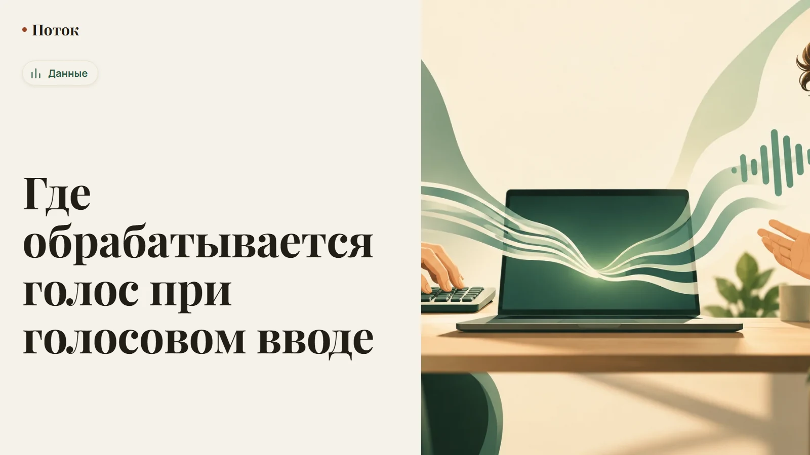 Где обрабатывается голос при голосовом вводе