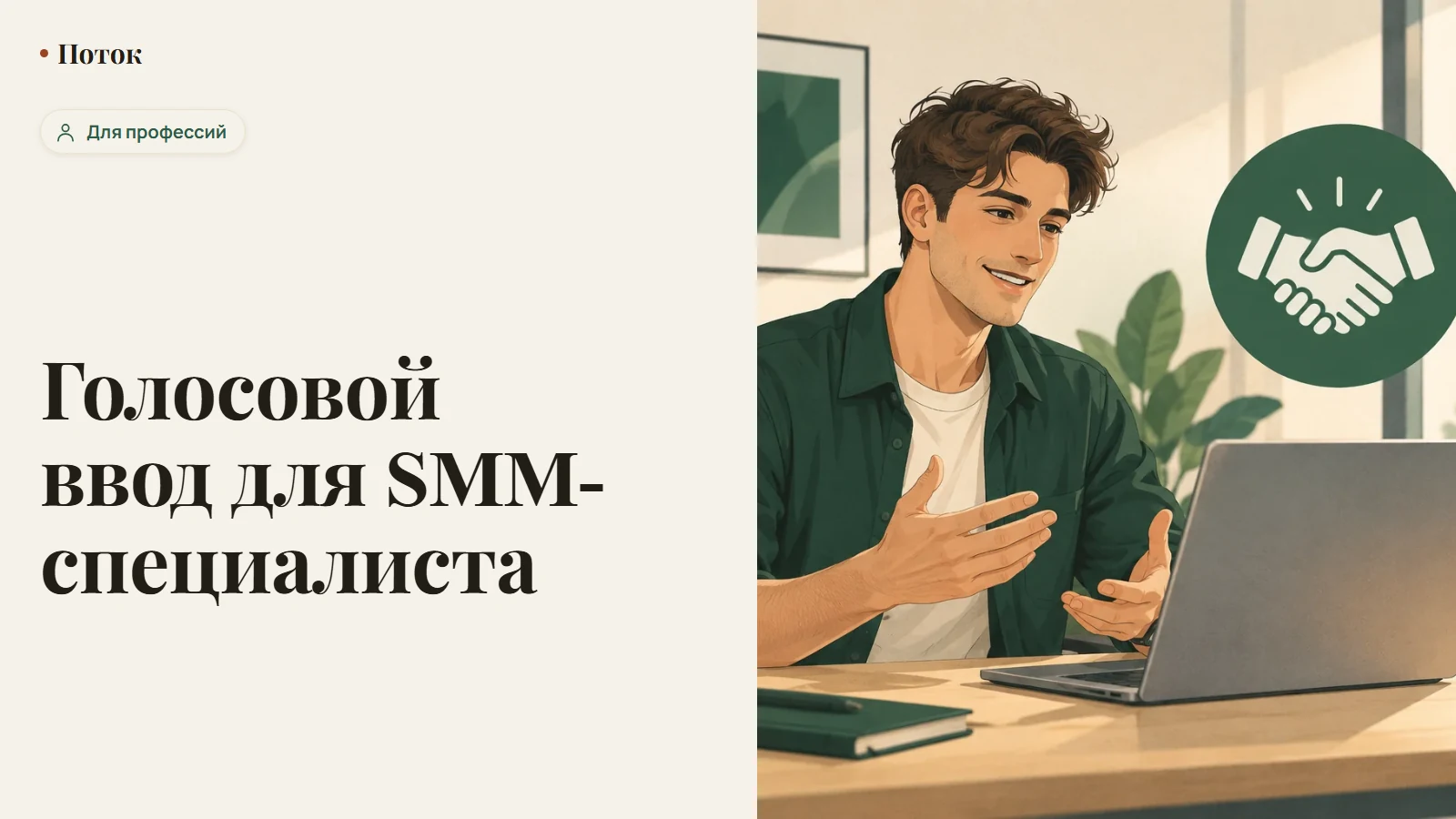 Голосовой ввод для SMM-специалиста