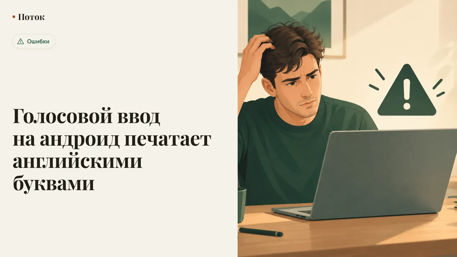 Голосовой ввод на андроид печатает английскими буквами