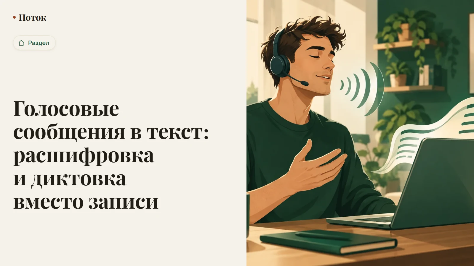 Голосовые сообщения в текст: расшифровка и диктовка вместо записи