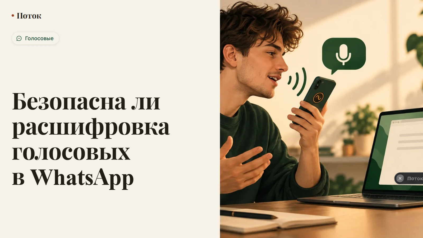 Безопасна ли расшифровка голосовых в WhatsApp