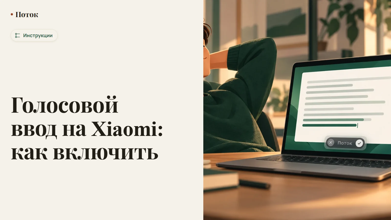 Голосовой ввод на Xiaomi: как включить