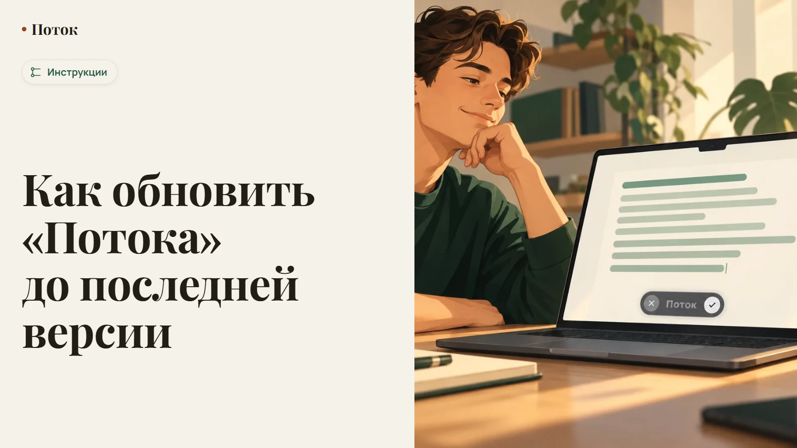 Как обновить «Потока» до последней версии