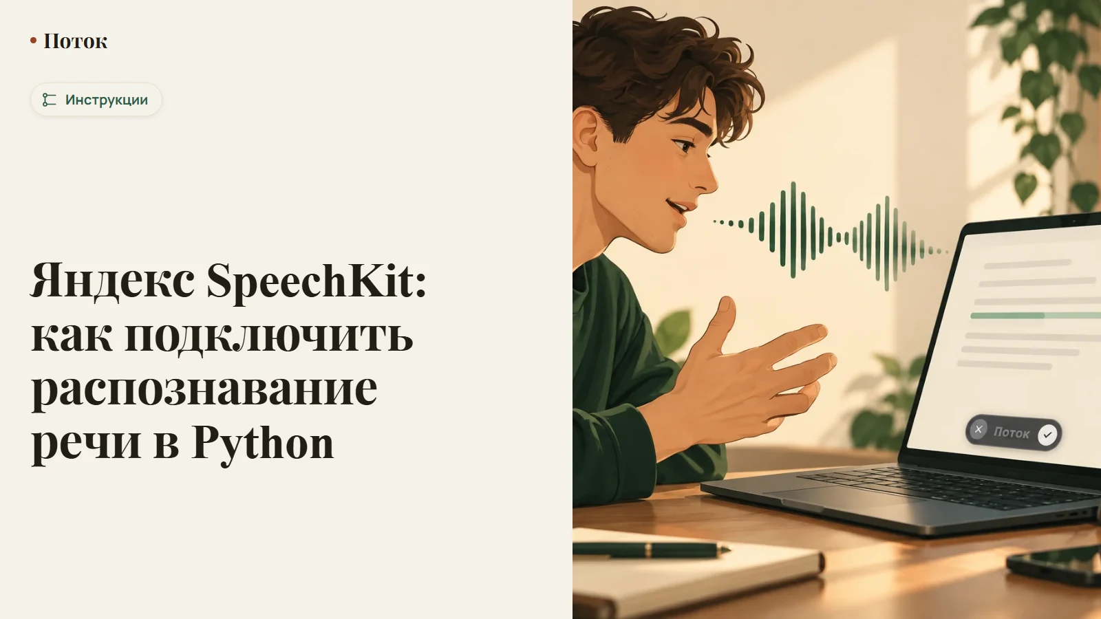Яндекс SpeechKit: как подключить распознавание речи в Python