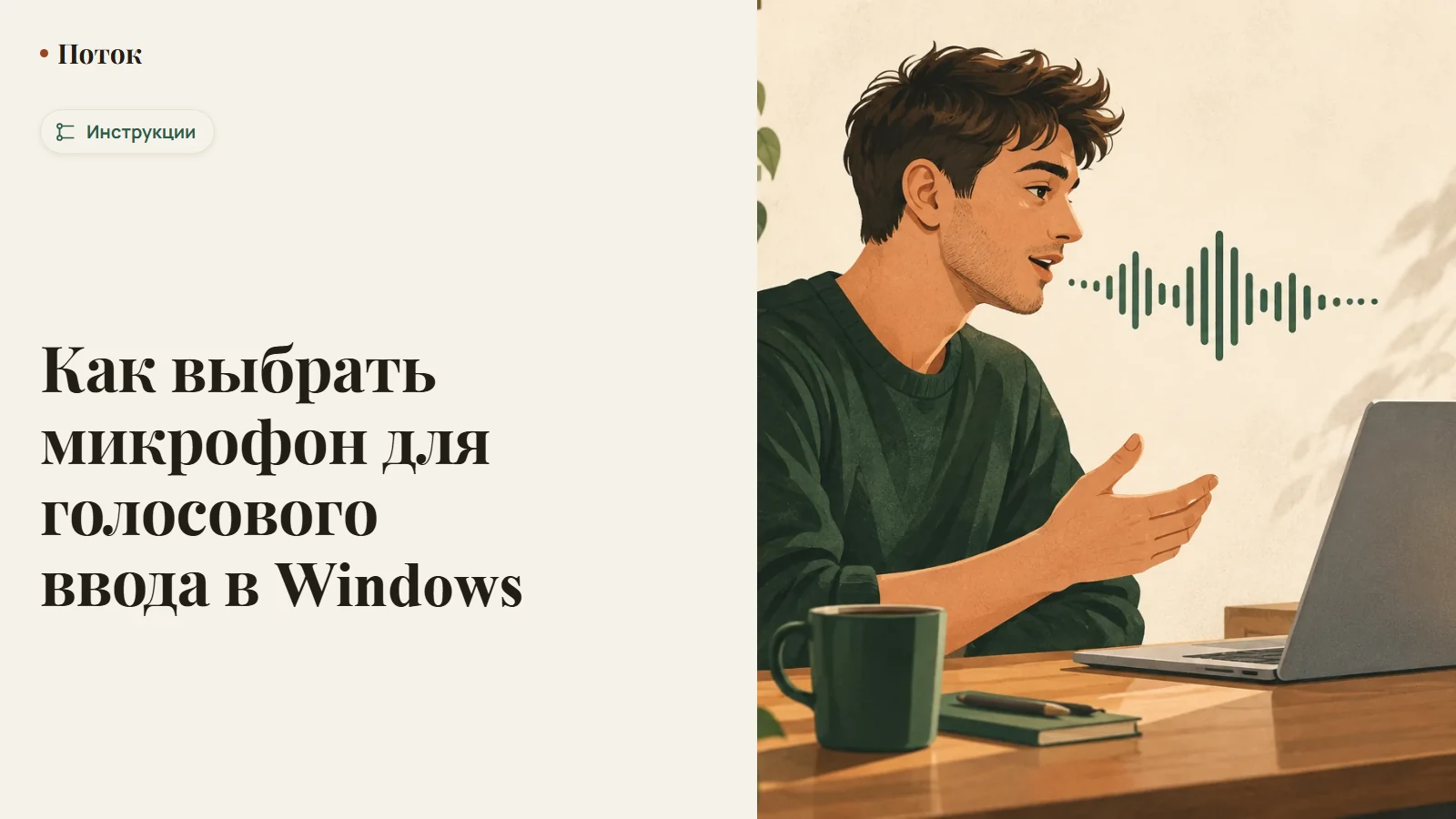 Как выбрать микрофон для голосового ввода в Windows