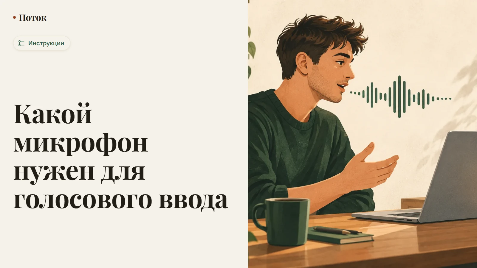 Какой микрофон нужен для голосового ввода