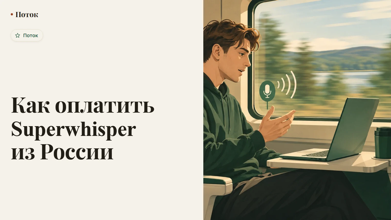 Как оплатить Superwhisper из России