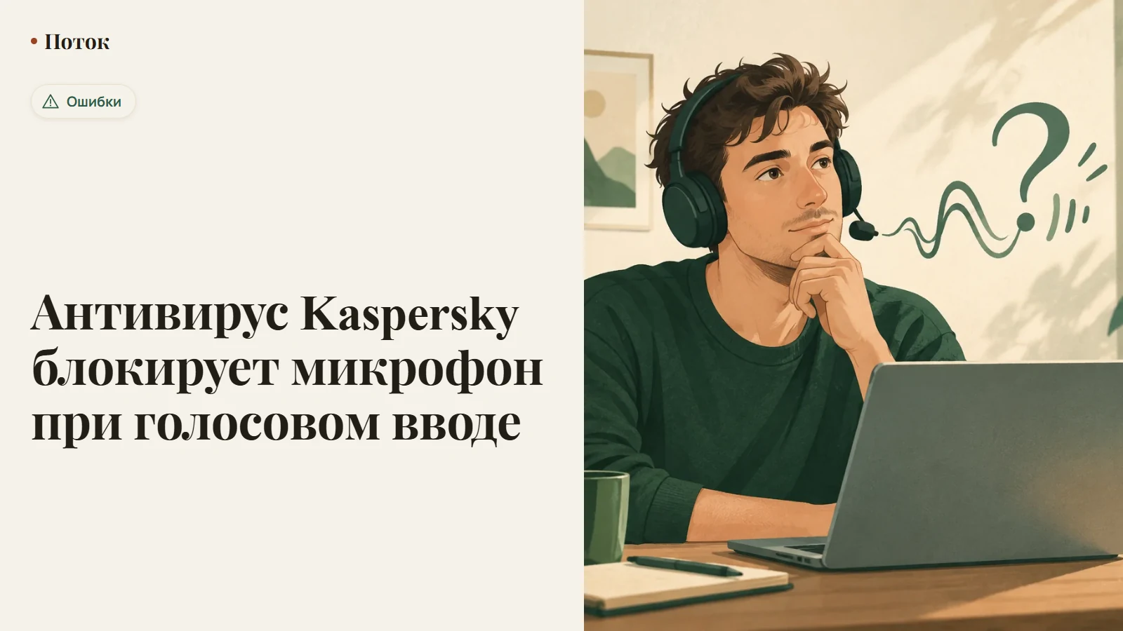 Антивирус Kaspersky блокирует микрофон при голосовом вводе