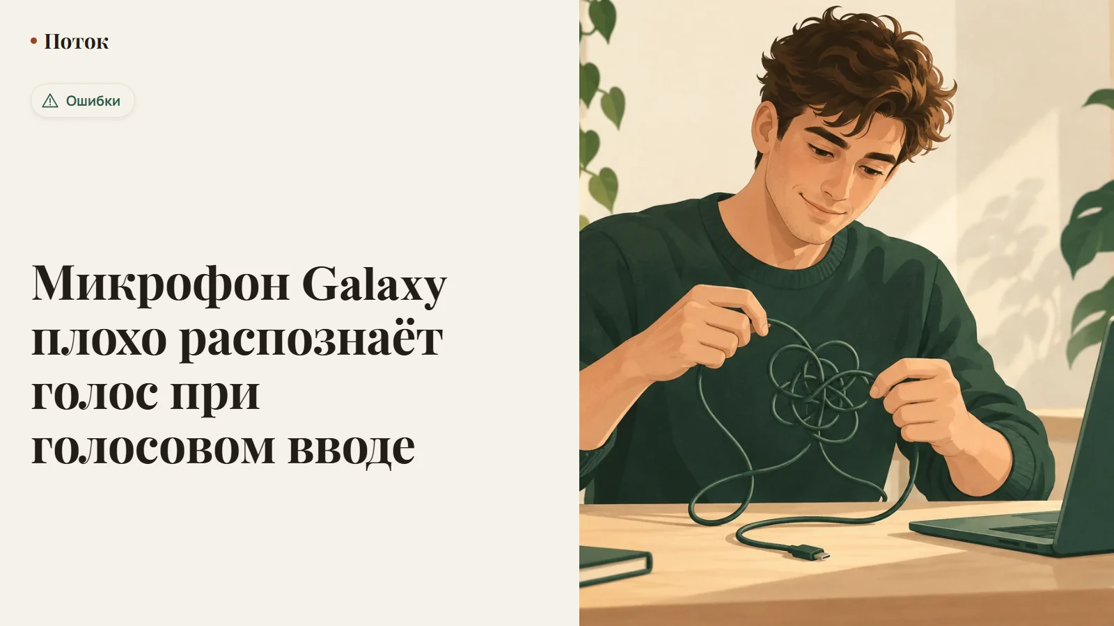 Микрофон Galaxy плохо распознаёт голос при голосовом вводе