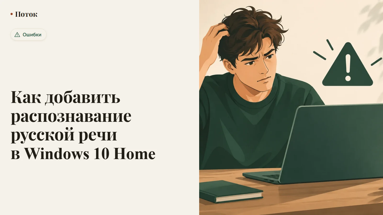 Как добавить распознавание русской речи в Windows 10 Home