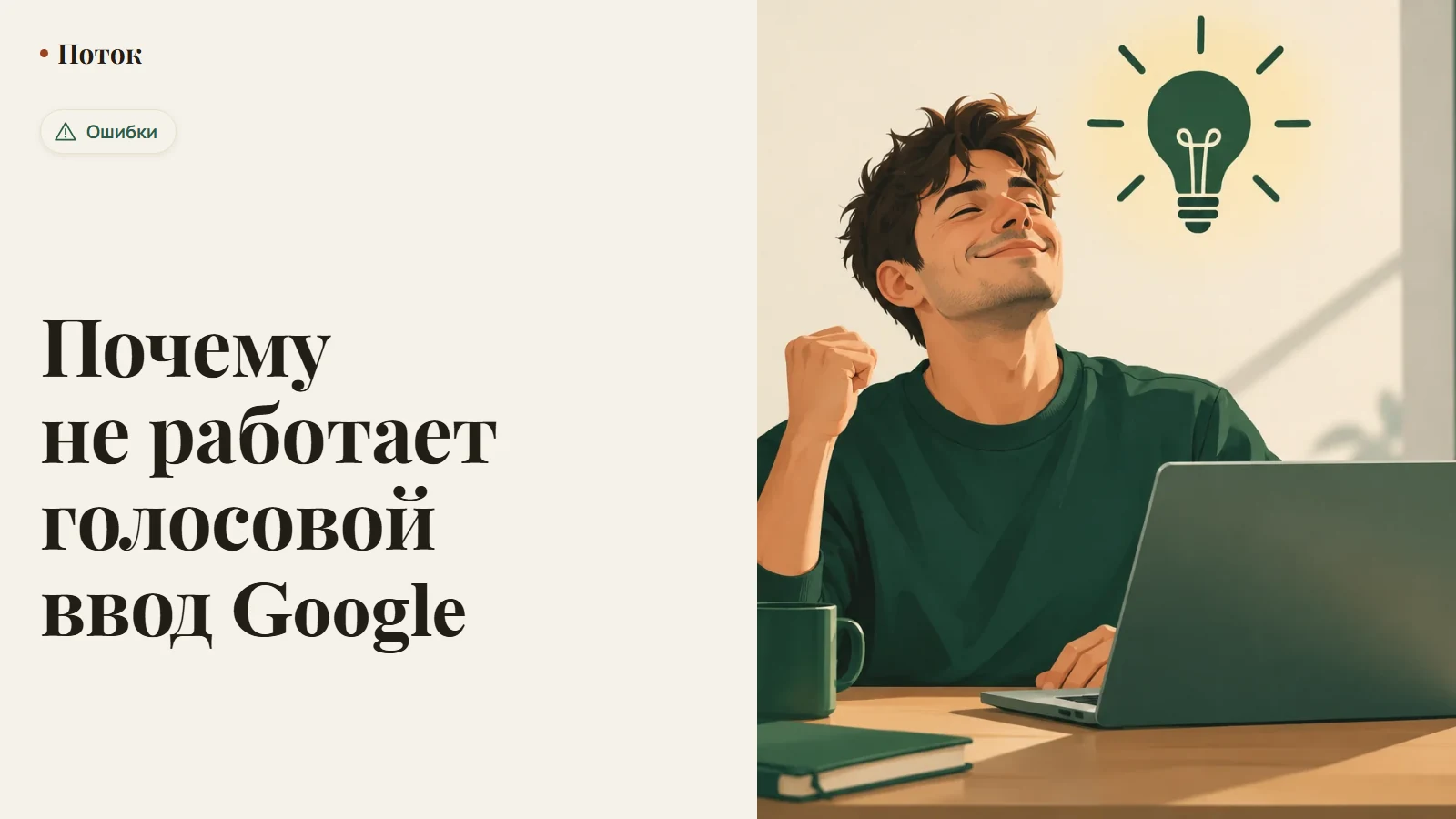 Почему не работает голосовой ввод Google