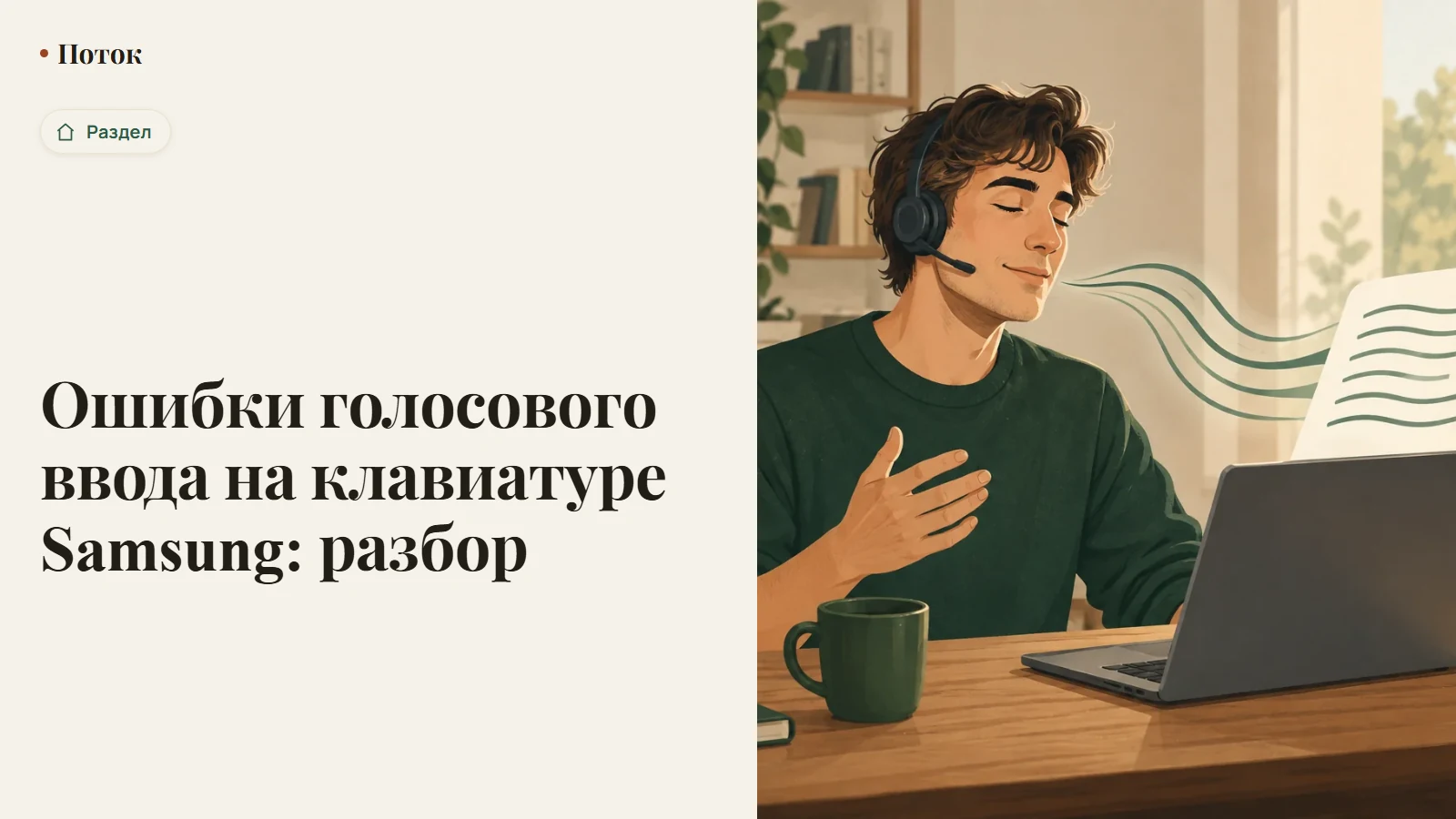 Ошибки голосового ввода на клавиатуре Samsung: разбор