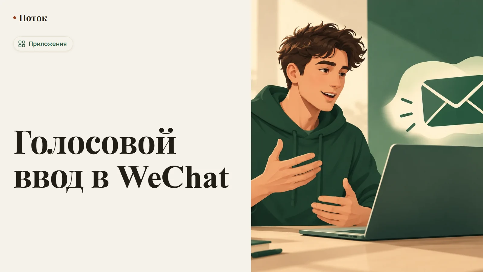 Голосовой ввод в WeChat