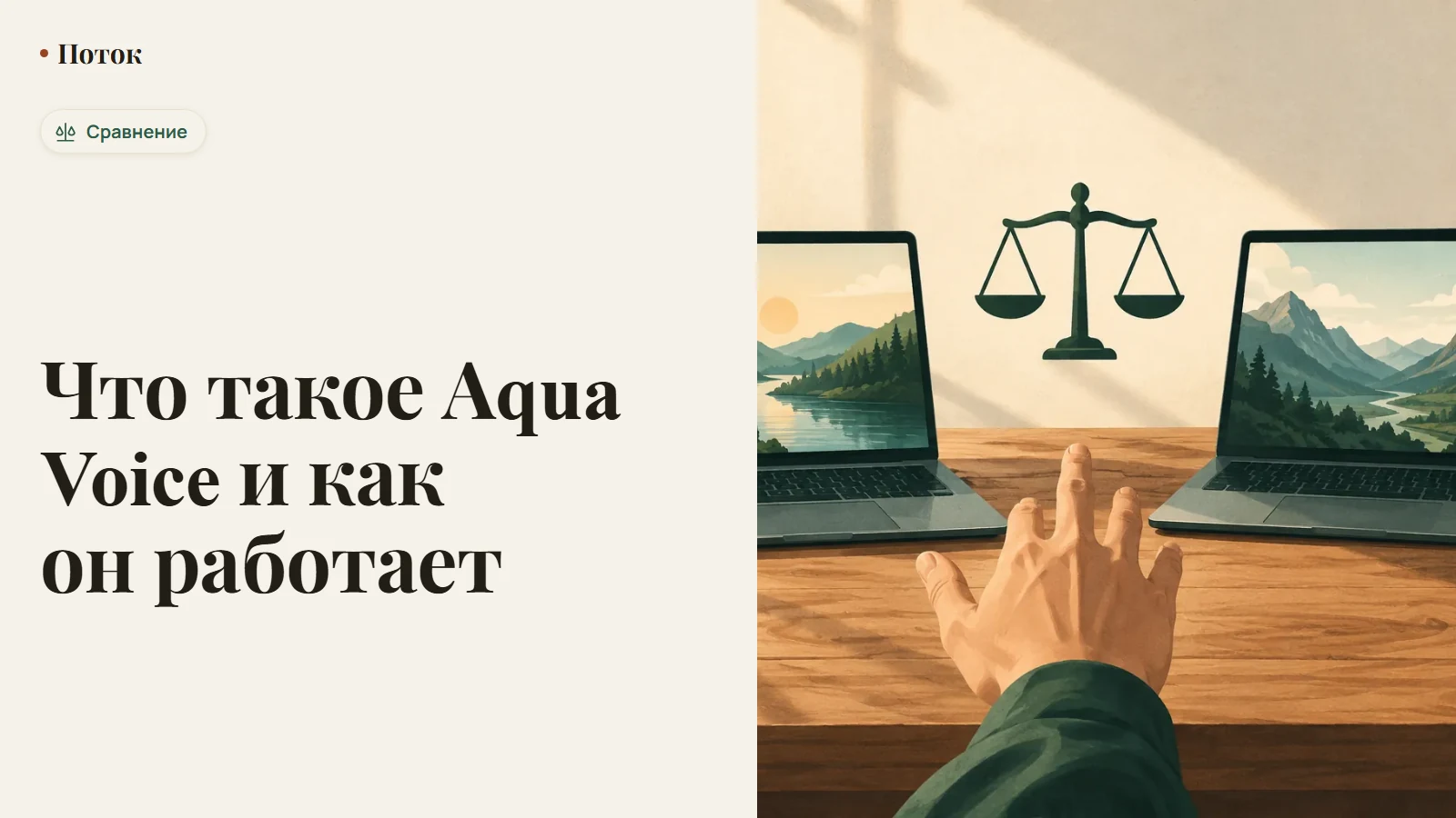 Что такое Aqua Voice: значок микрофона рядом со списком языков распознавания