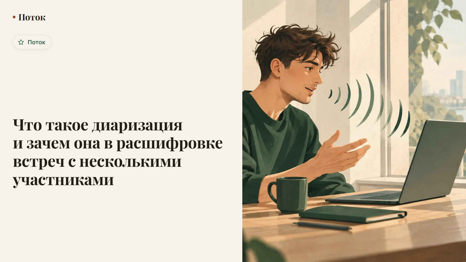 Что такое диаризация и зачем она в расшифровке встреч с несколькими участниками