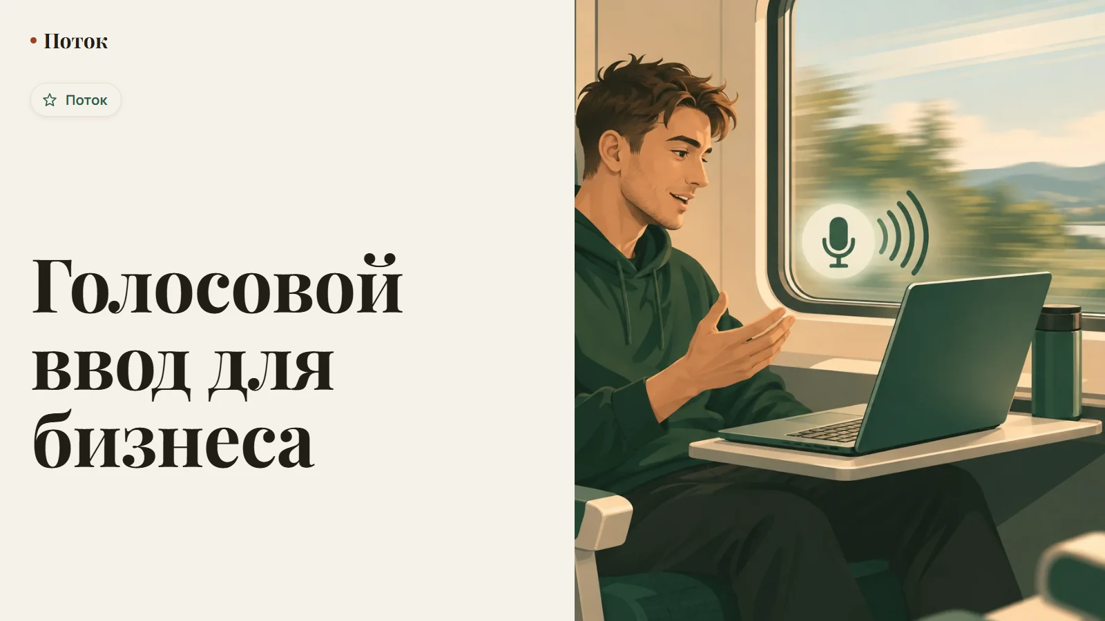 Голосовой ввод для бизнеса