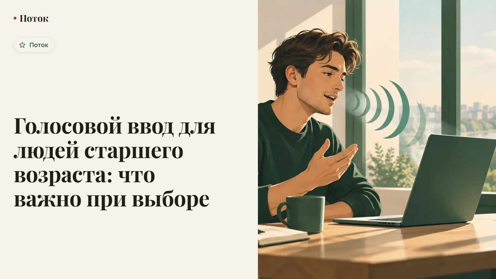 Голосовой ввод для людей старшего возраста: что важно при выборе