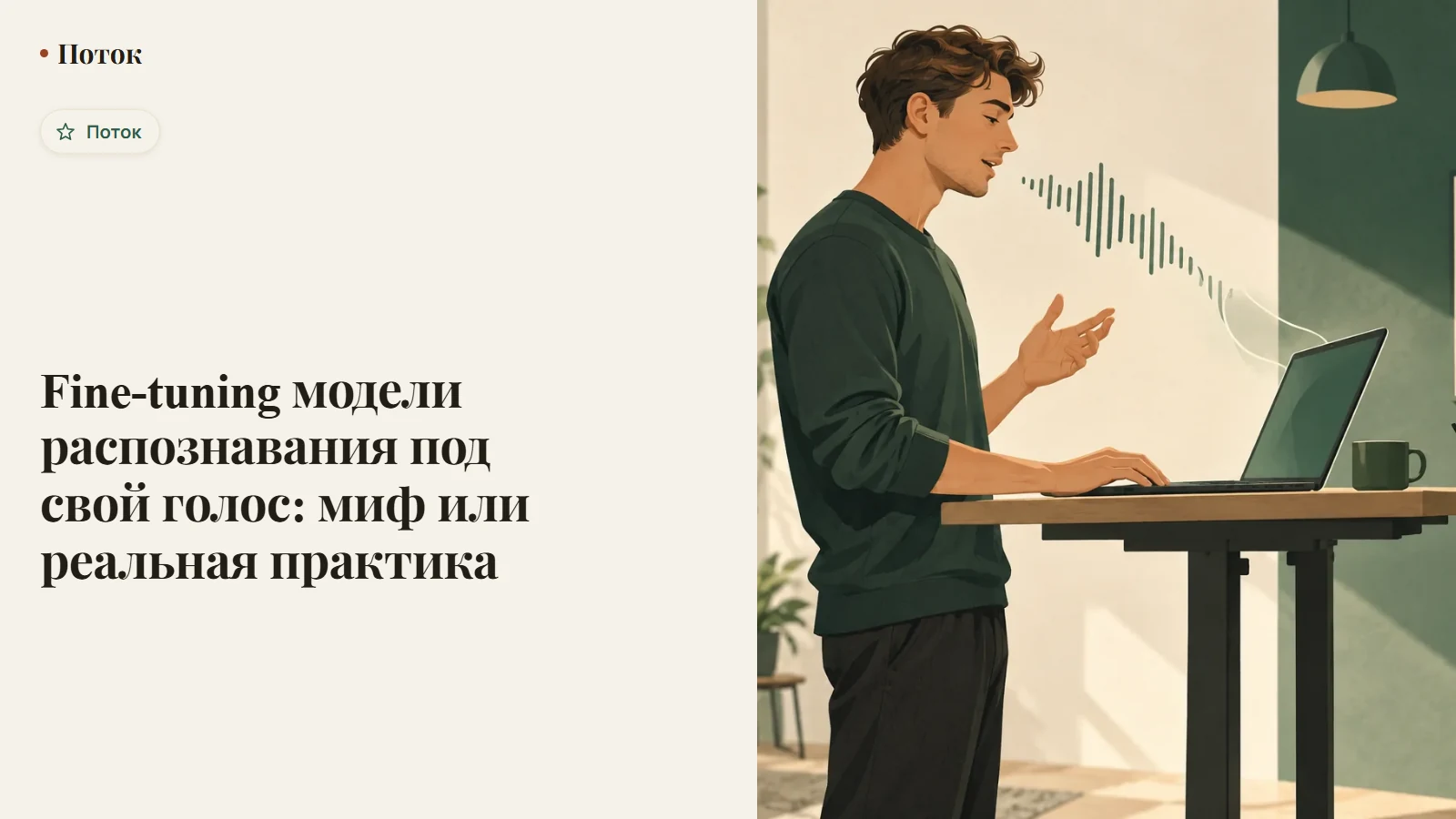 Fine-tuning модели распознавания под свой голос: миф или реальная практика