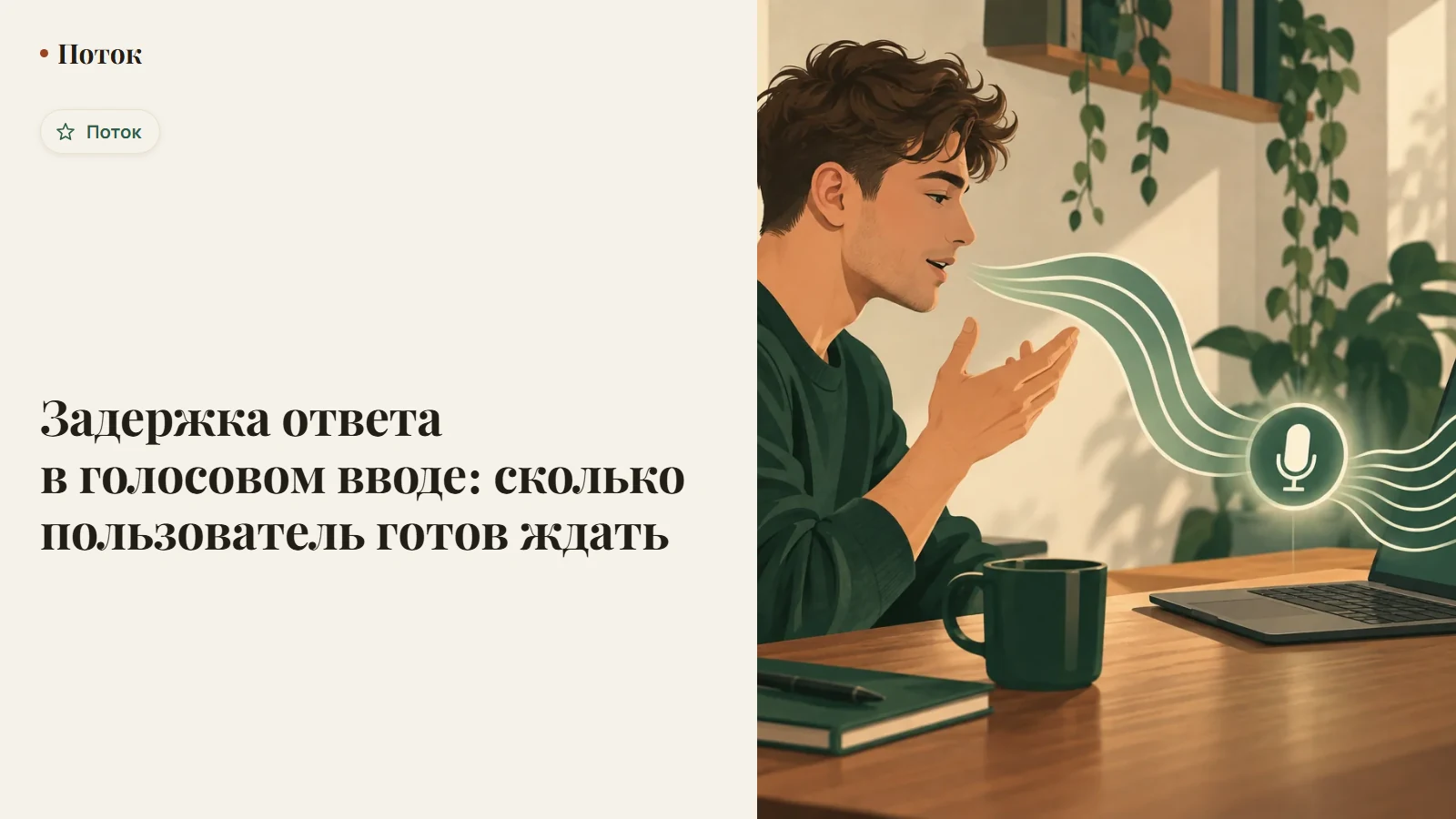 Задержка ответа в голосовом вводе: сколько пользователь готов ждать