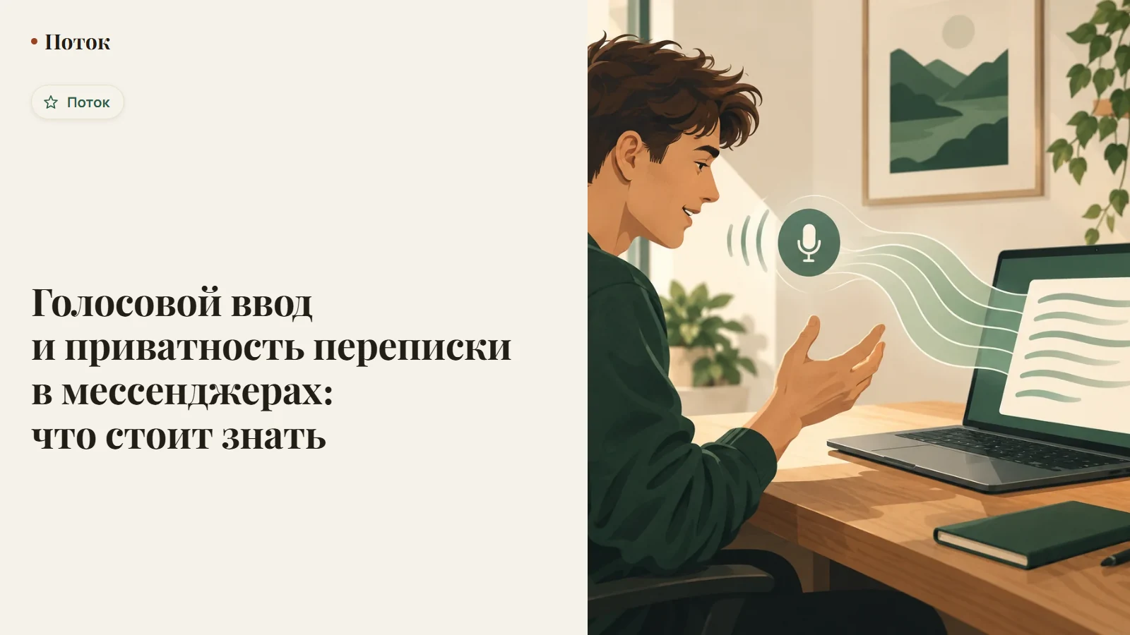 Голосовой ввод и приватность переписки в мессенджерах: что стоит знать