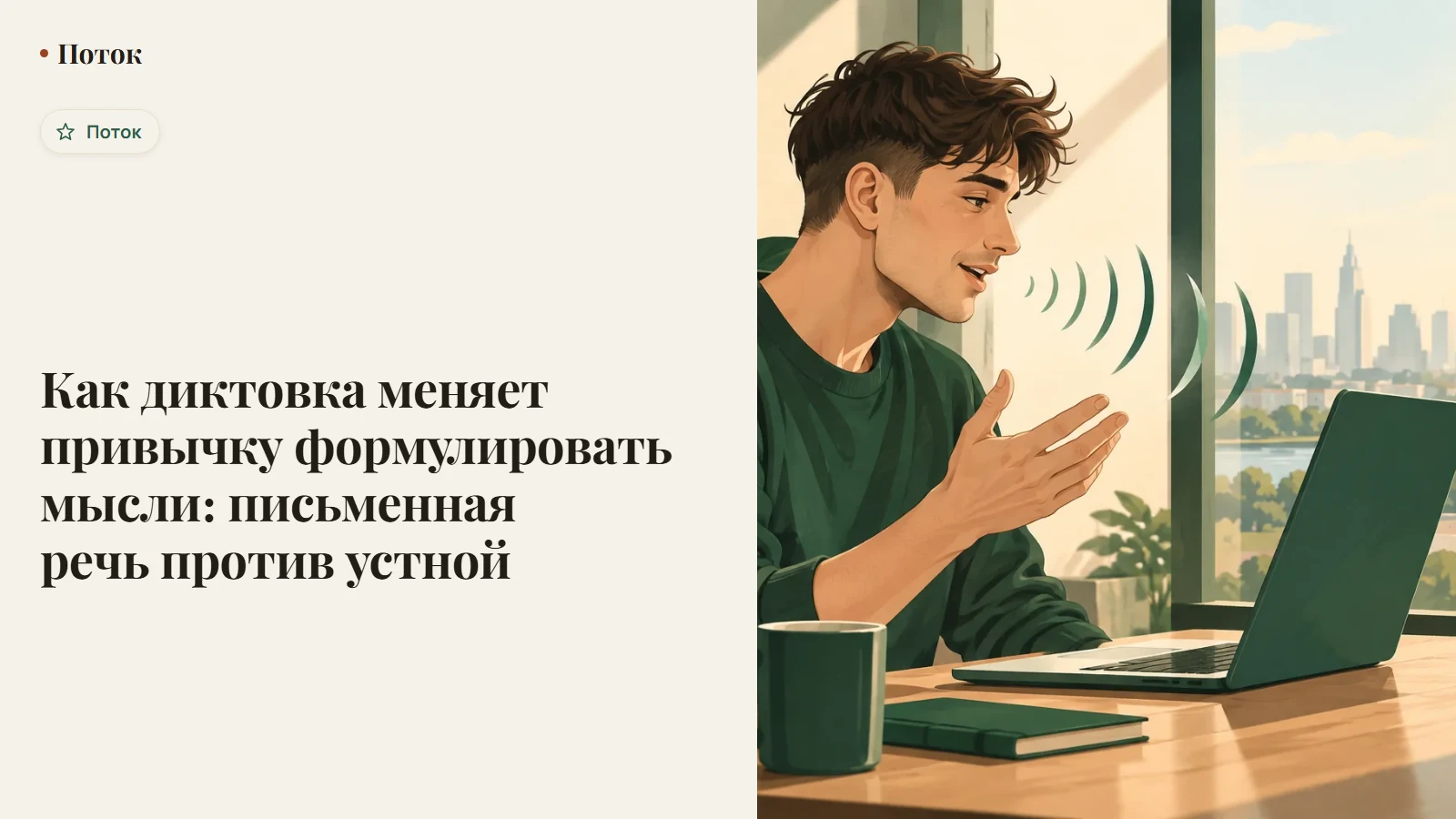 Как диктовка меняет привычку формулировать мысли: письменная речь против устной