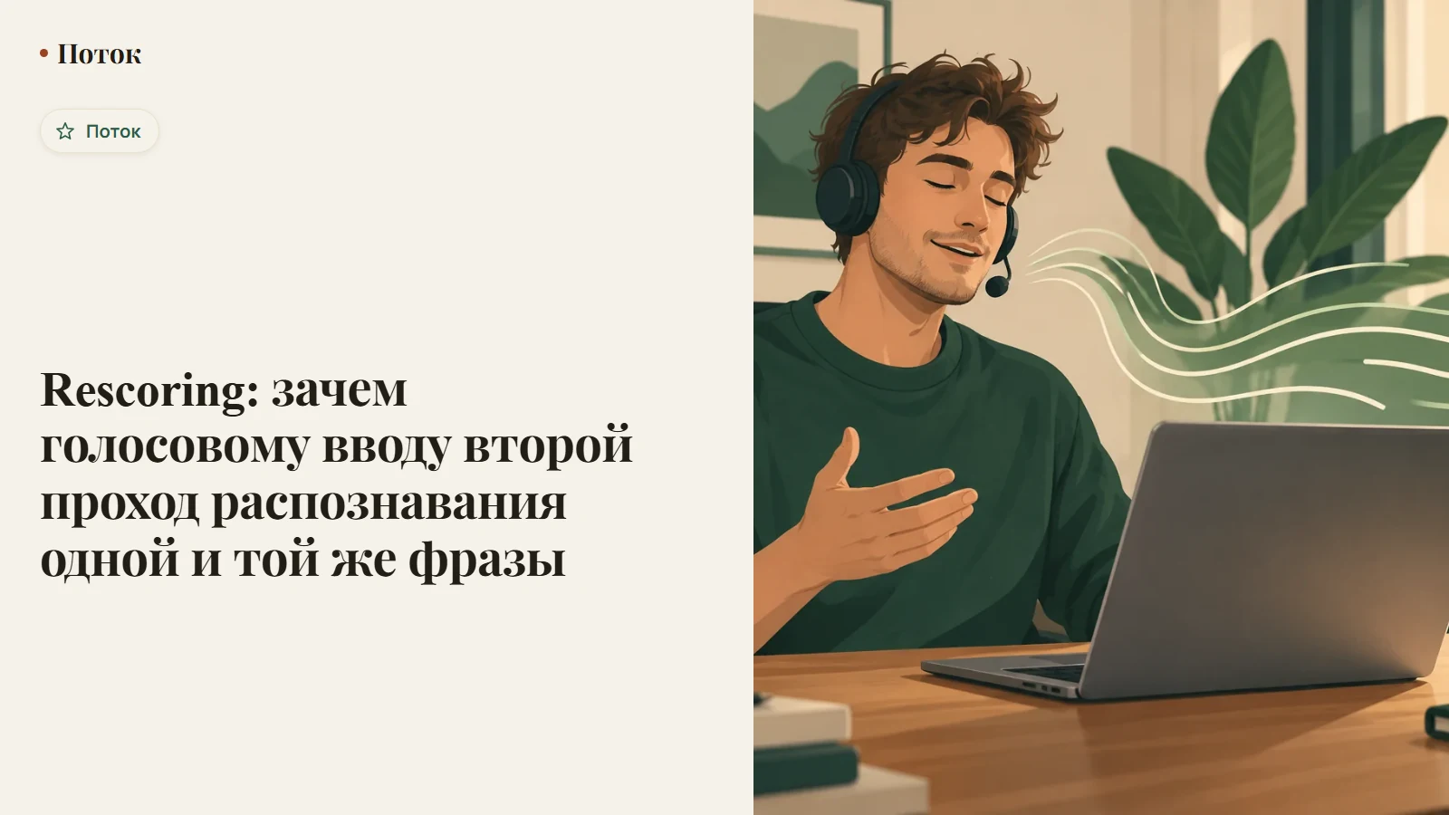 Rescoring: зачем голосовому вводу второй проход распознавания одной и той же фразы