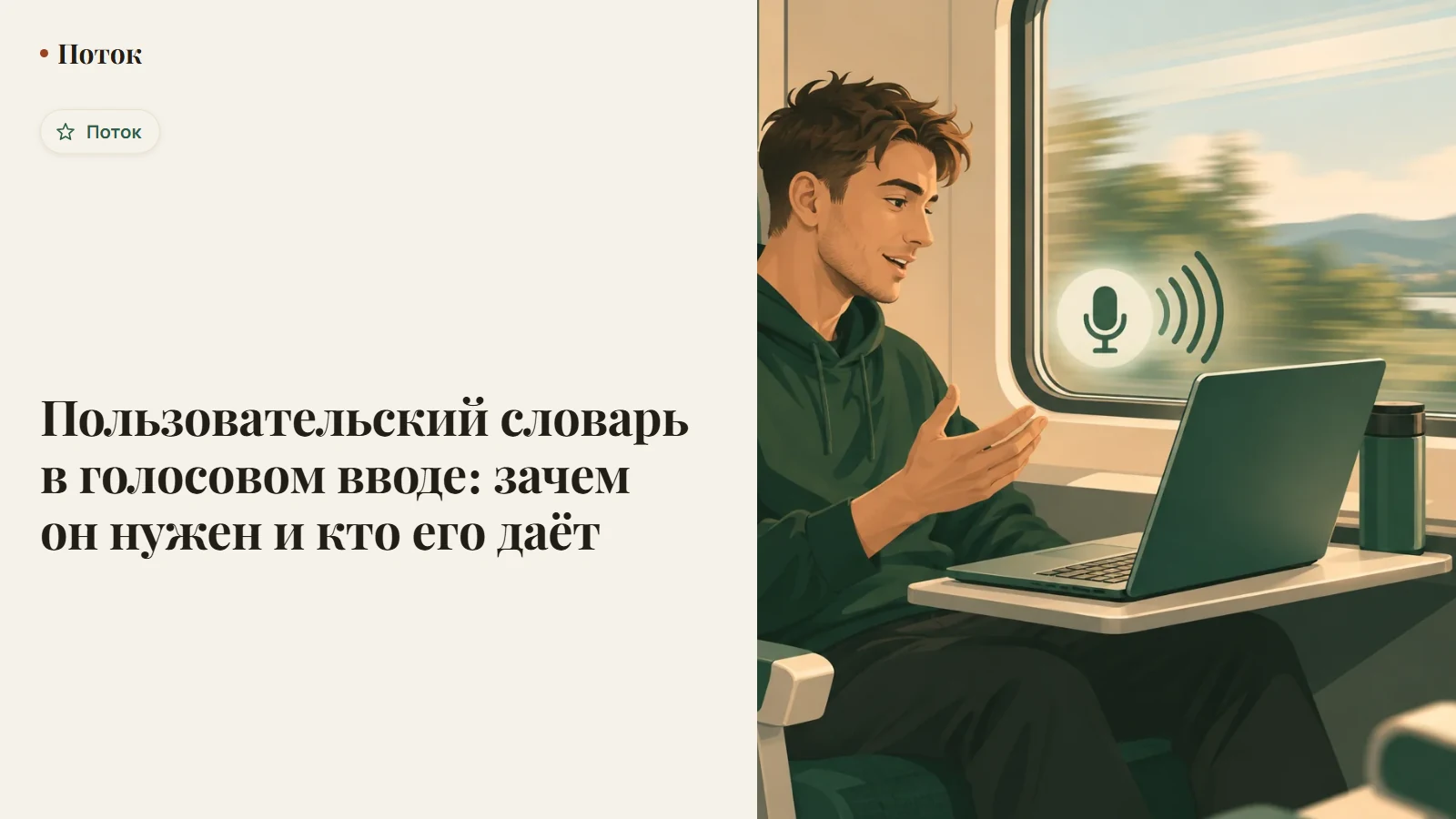 Пользовательский словарь в голосовом вводе: зачем он нужен и кто его даёт