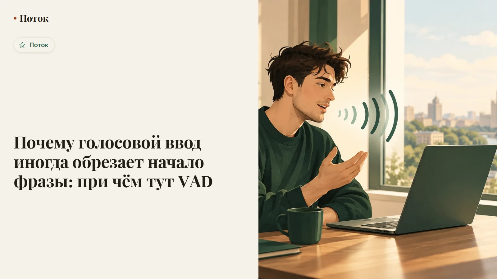 Почему голосовой ввод иногда обрезает начало фразы: при чём тут VAD