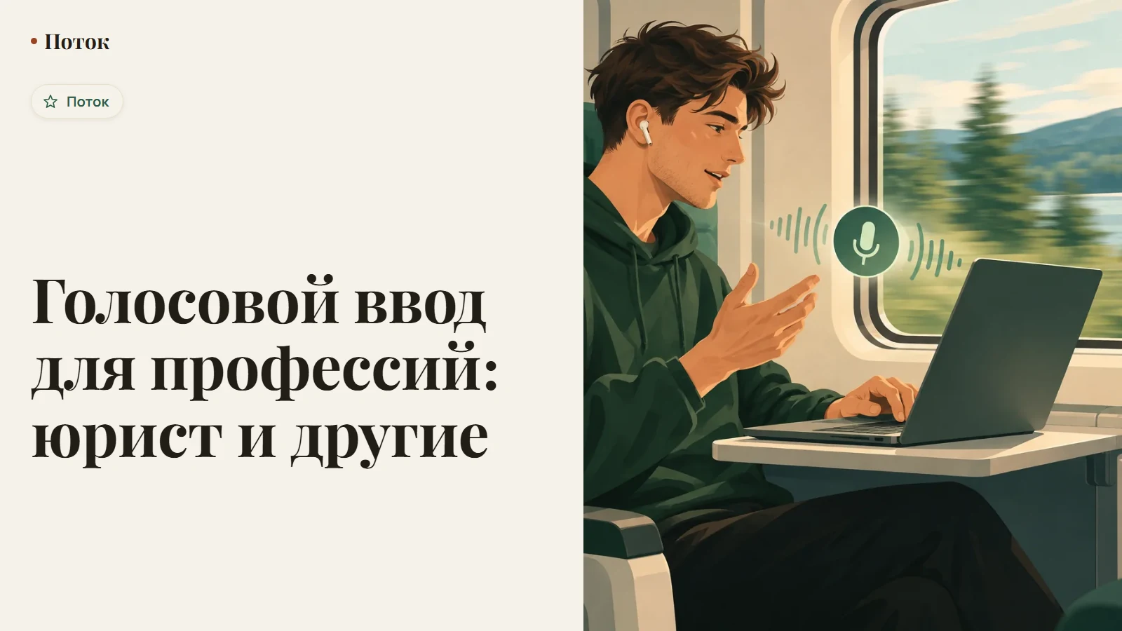 Голосовой ввод для профессий: юрист и другие