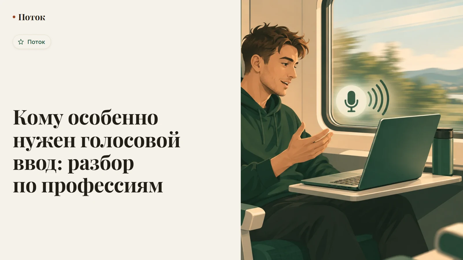 Кому особенно нужен голосовой ввод: разбор по профессиям
