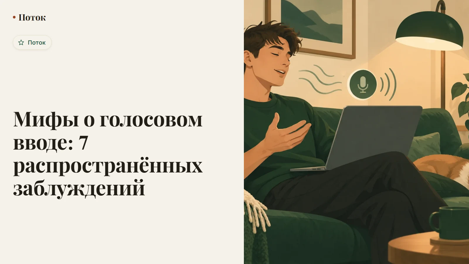 Мифы о голосовом вводе: 7 распространённых заблуждений