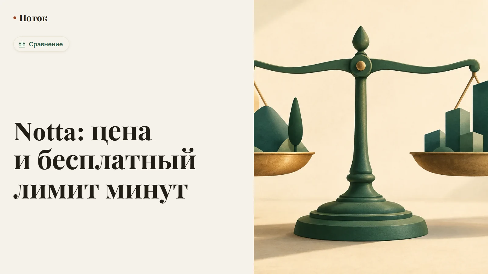 Счётчик минут Notta с ограничением на длину одной записи
