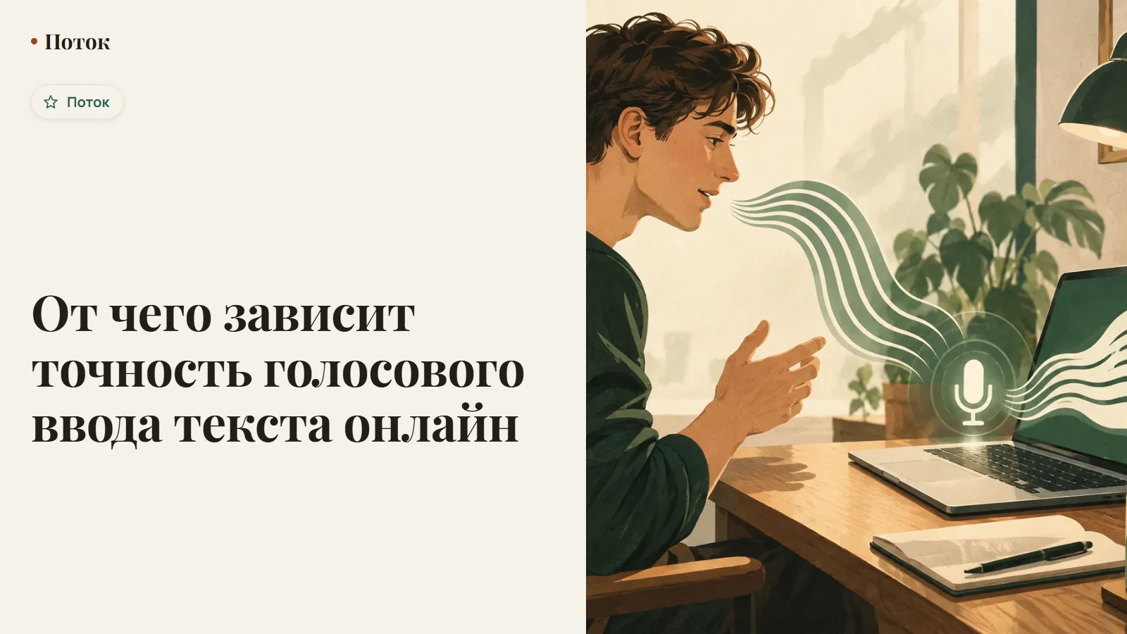 От чего зависит точность голосового ввода текста онлайн