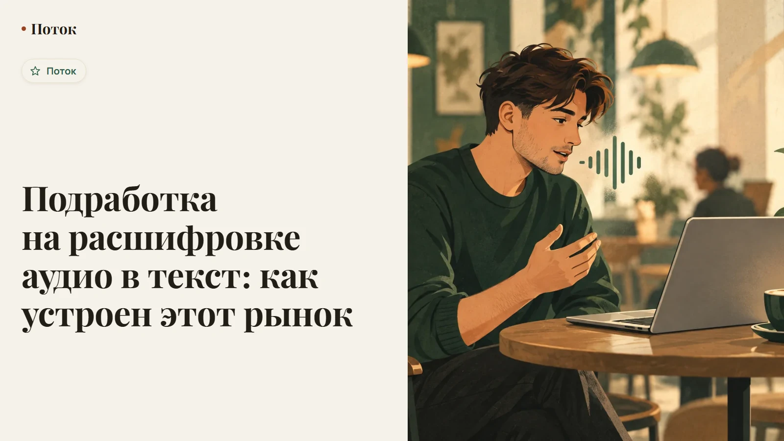 Подработка на расшифровке аудио в текст: как устроен этот рынок