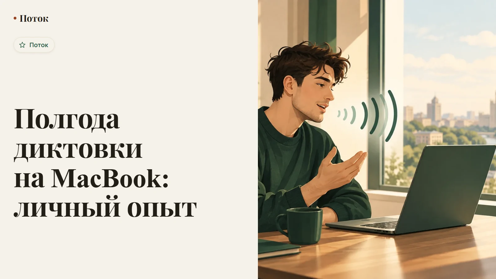 Полгода диктовки на MacBook: личный опыт