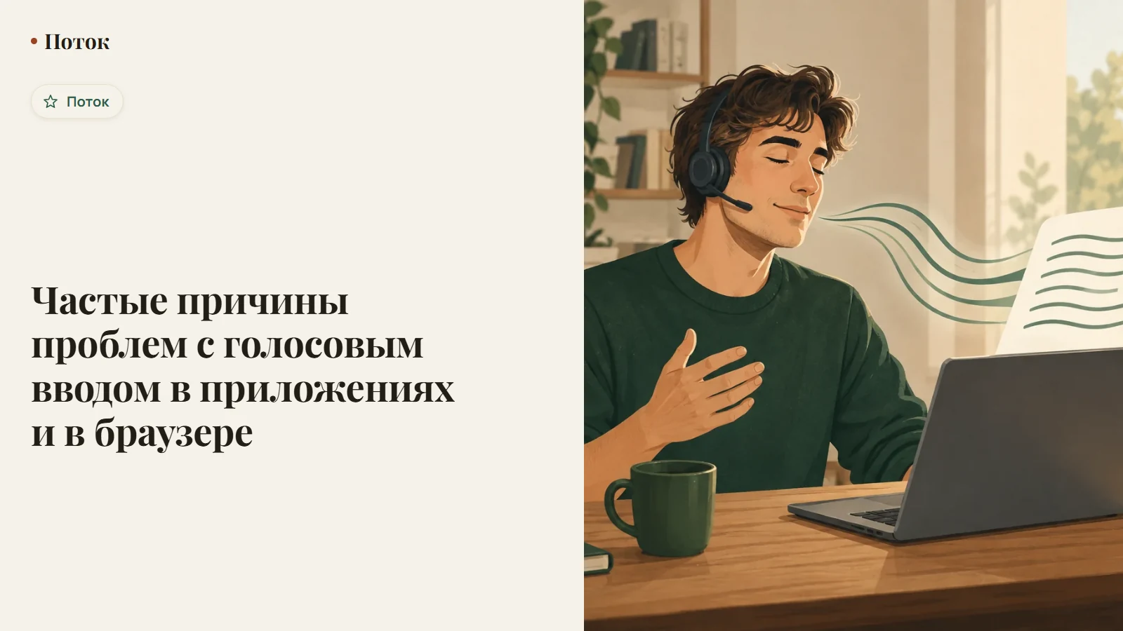 Частые причины проблем с голосовым вводом в приложениях и в браузере