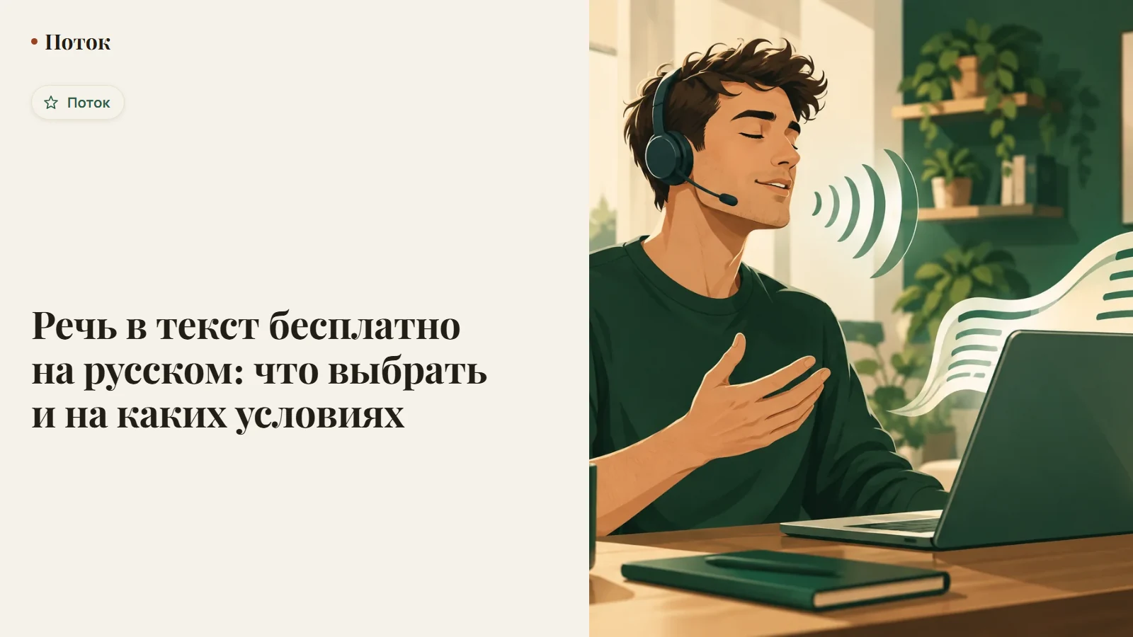 Речь в текст бесплатно на русском: что выбрать и на каких условиях
