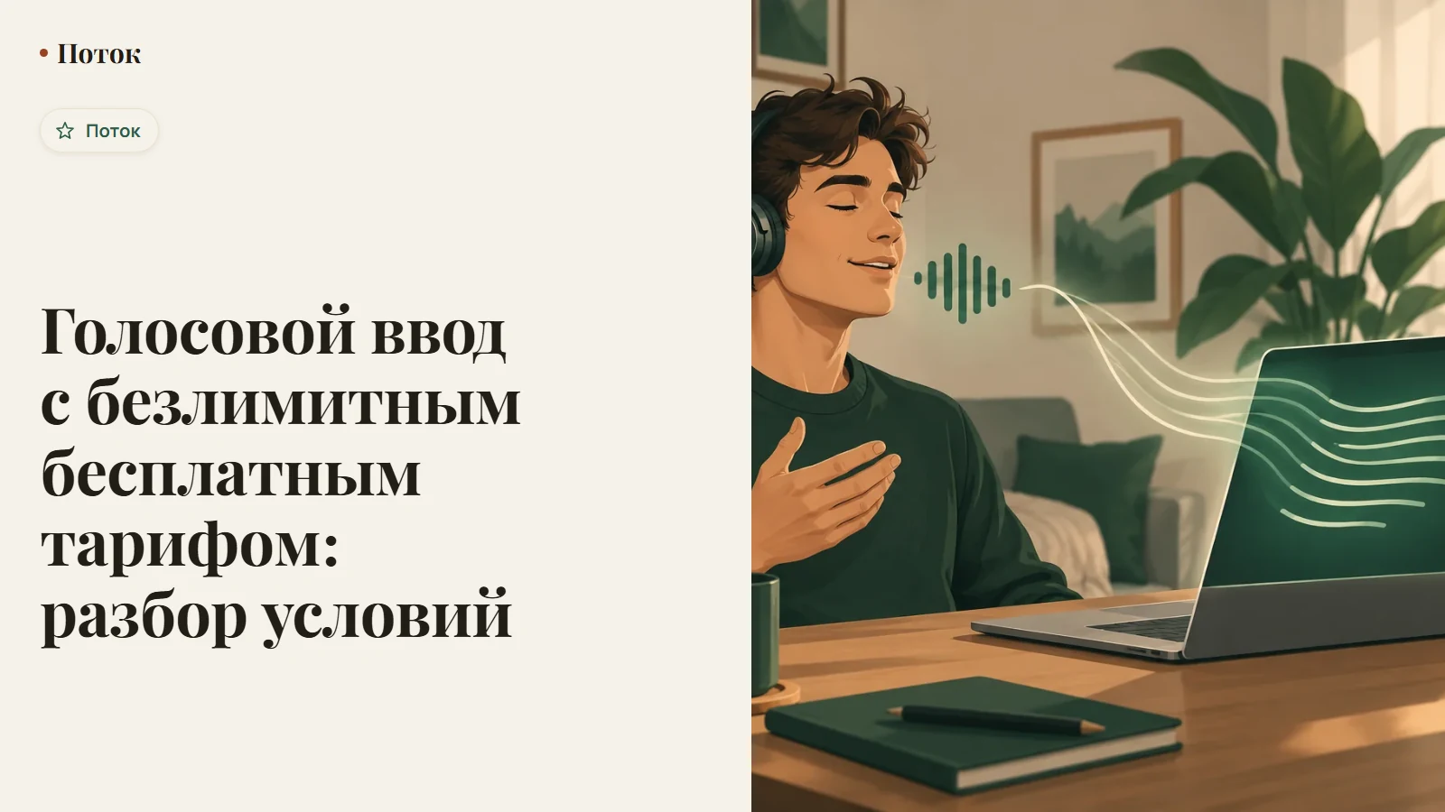 Голосовой ввод с безлимитным бесплатным тарифом: разбор условий