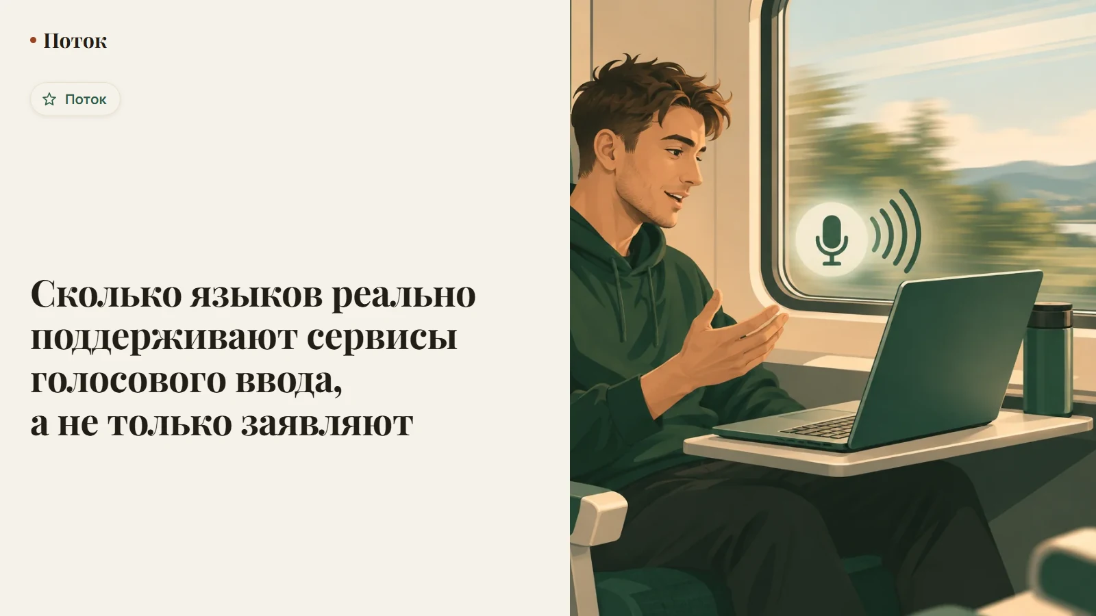 Сколько языков реально поддерживают сервисы голосового ввода, а не только заявляют
