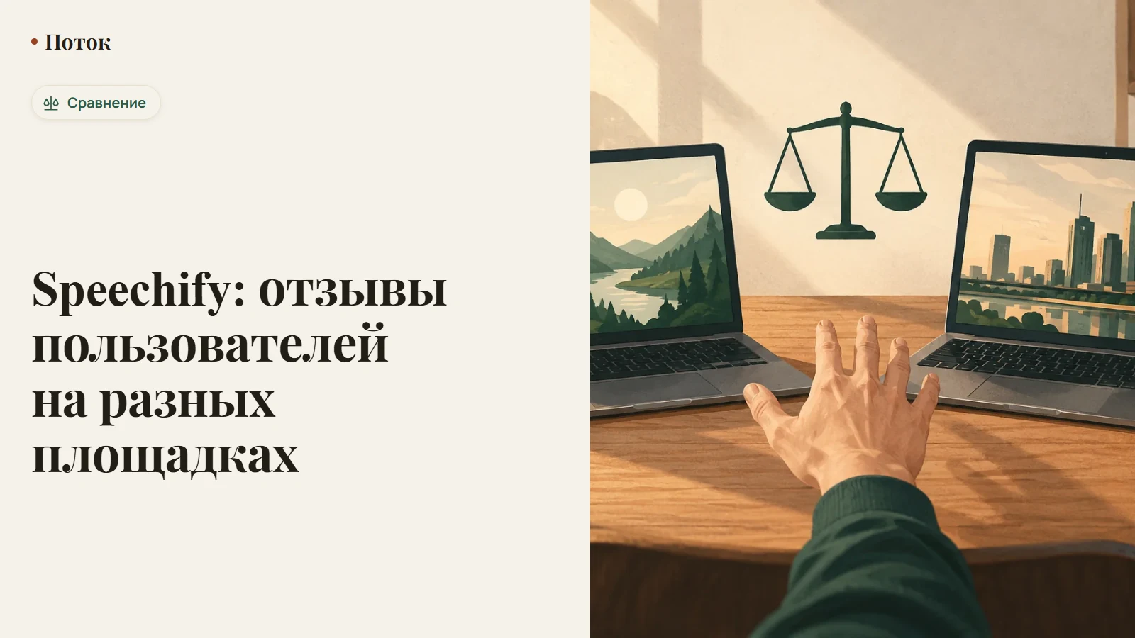 Speechify: отзывы пользователей — звёзды рейтинга рядом со значком воспроизведения речи