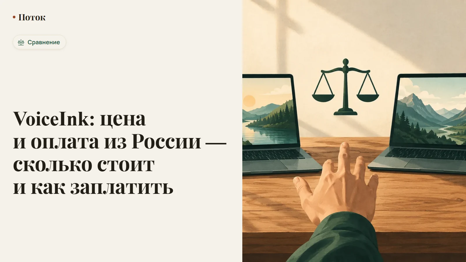 Окно оплаты VoiceInk с выбором лицензии на один, два или три Mac