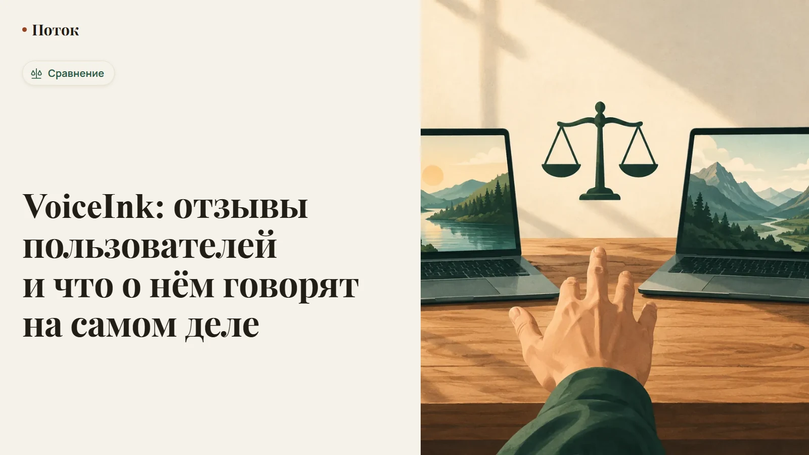 VoiceInk: отзывы пользователей — карточка приложения со звёздами рейтинга и значками App Store, GitHub и AlternativeTo