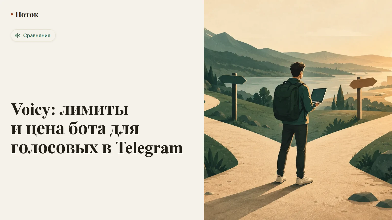 Окно Telegram с голосовым сообщением и расшифровкой от бота Voicy