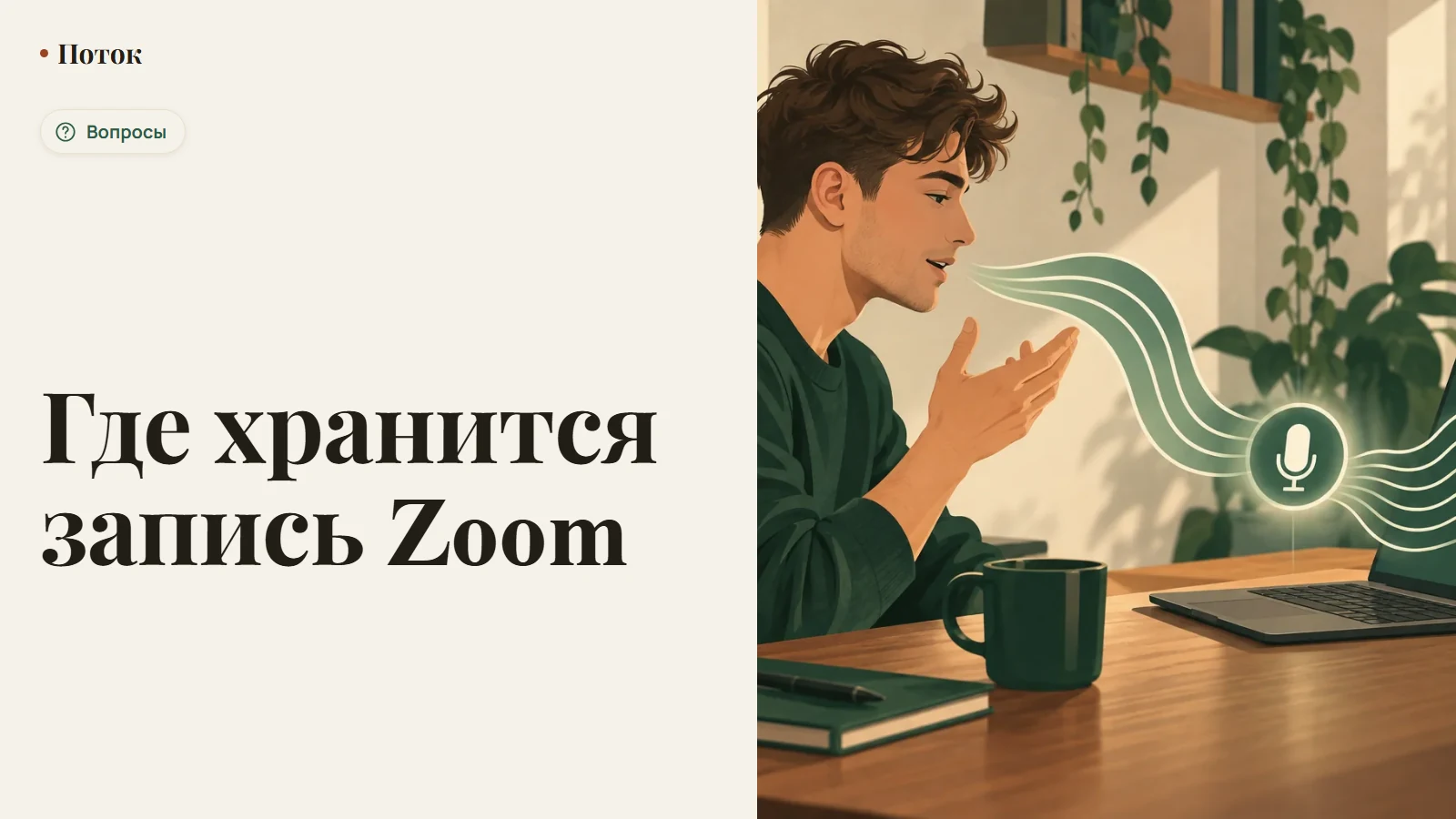 Где хранится запись Zoom
