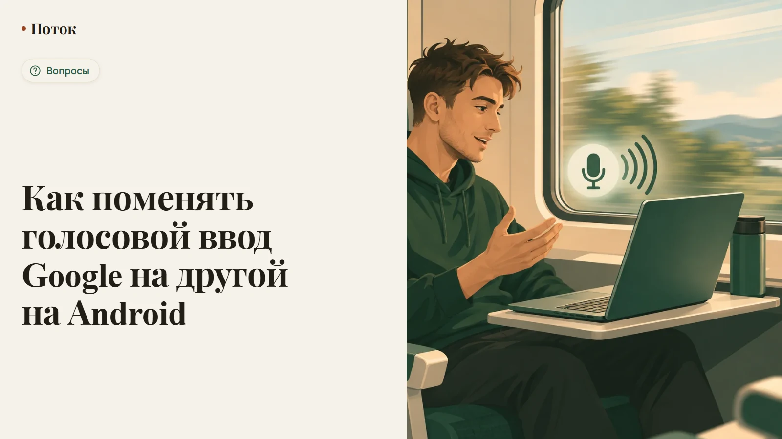 Как поменять голосовой ввод Google на другой на Android